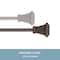 Kenney Mfg Kenney Seville 5/8" Standard Decorative Window Curtain Rod, 28-48", Oil Rubbed Bronze KN75350NP - alternate 3